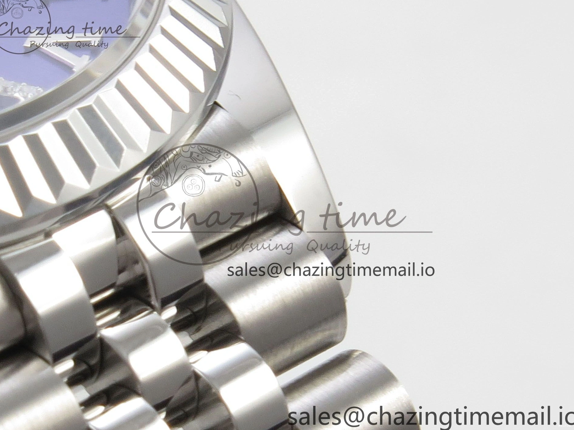 MiroTime 0114 DateJust 31 278274 THBF 1:1 Best Edition 904L Steel Purple Roman Dial on SS Jubilee Bracelet HZ Cal. Breathable 43